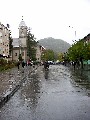 Центральна вулиця та замкова гора, Хуст