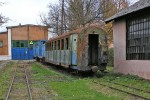 Старий вагон Pafawag, вузькоколійне депо Берегово