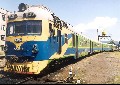 Дизель-поїзд Д1-582/585 "Едельвейс" в депо Королево