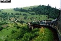 Електровози ВЛ10 з поїздом на віадуці в с. Гукливе, Воловецький район